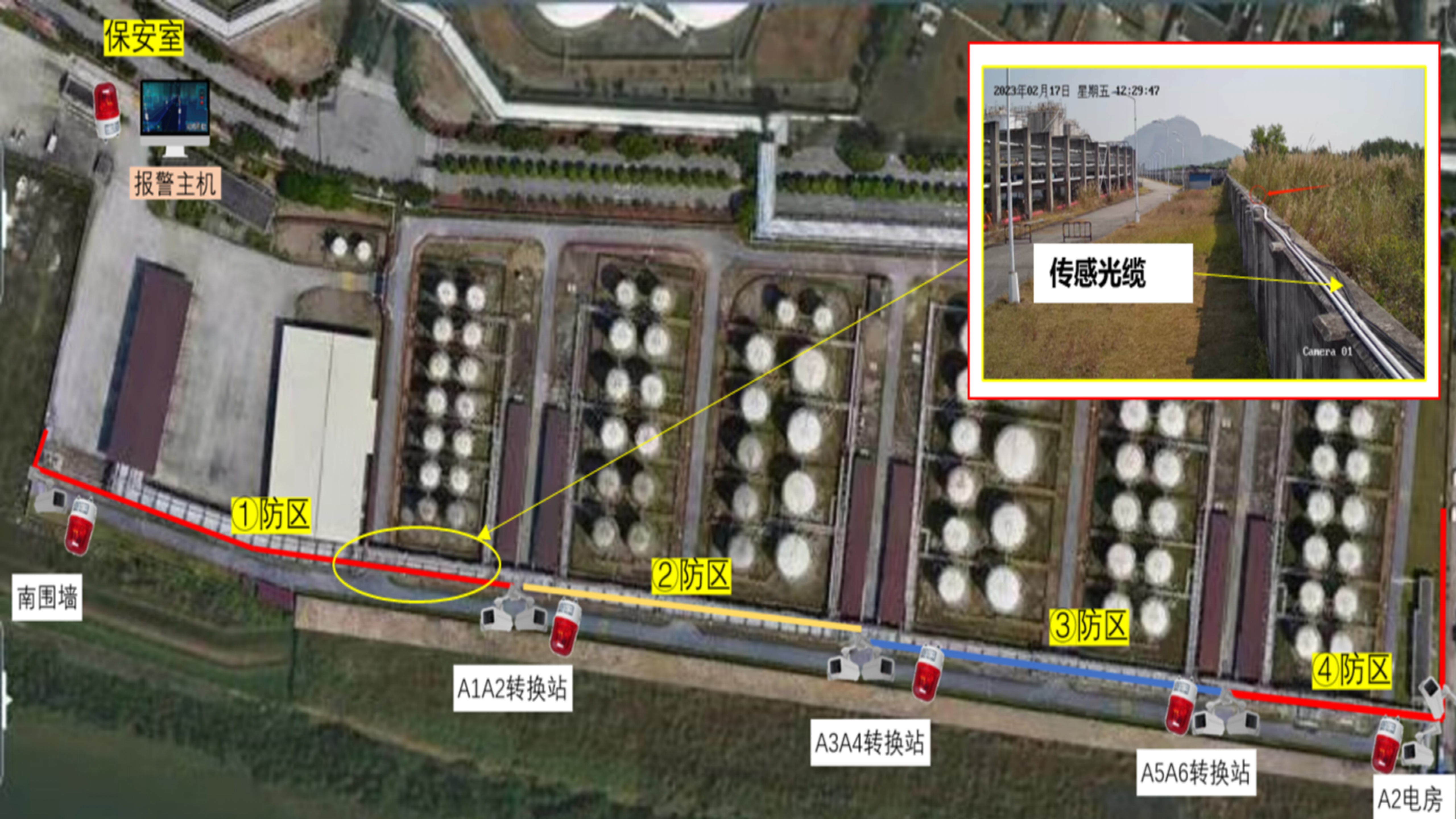 海岛油库周界图